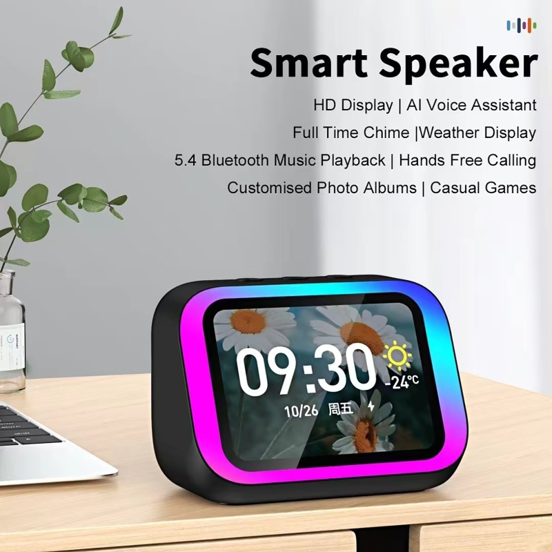 Speakers - AI Voice Assistant Bluetooth Speaker With