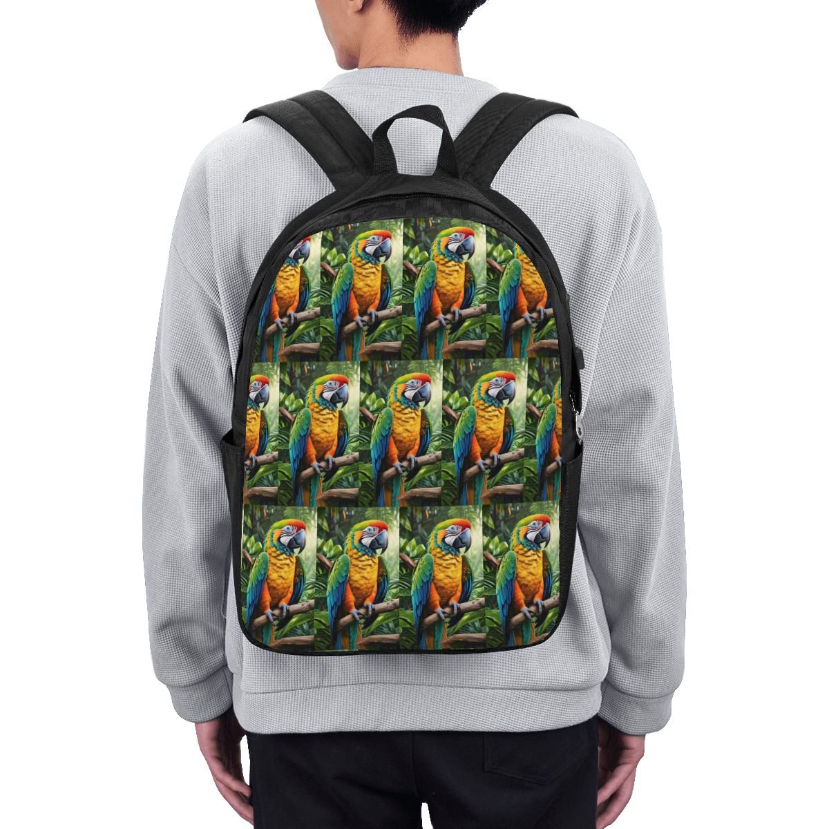 Laptops - Cute Macaw Parrots Backpack Travel Notebook