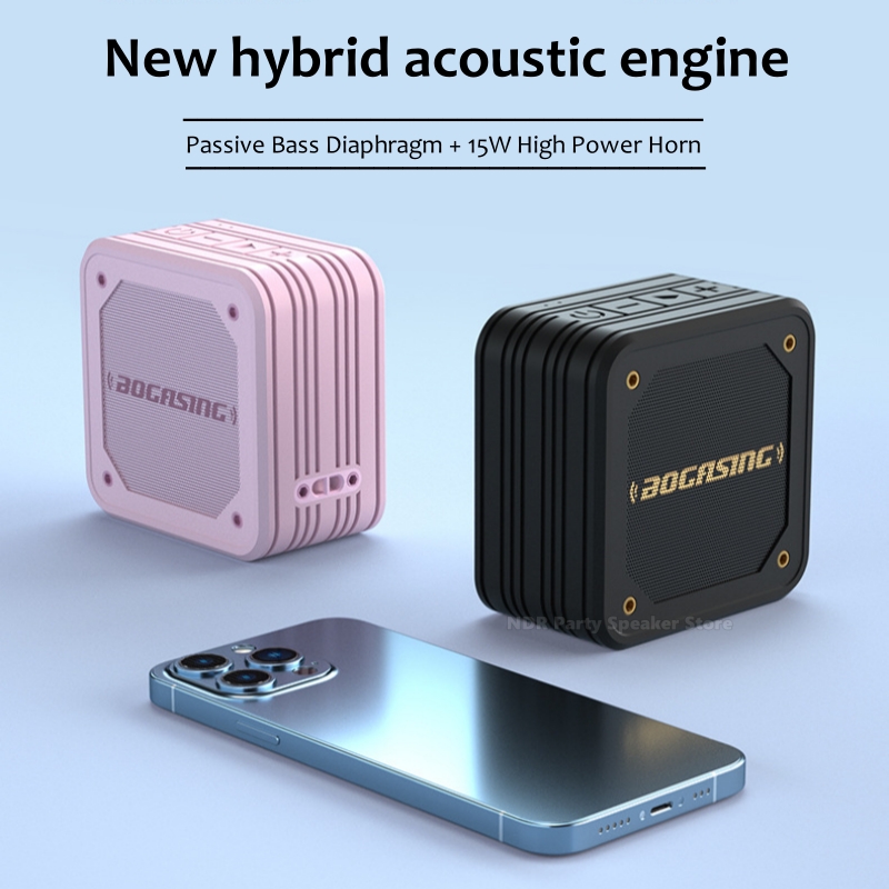 Portable Bluetooth Speaker Waterproof Ipx7 - M10 15W Speaker BT 5.0 Portable