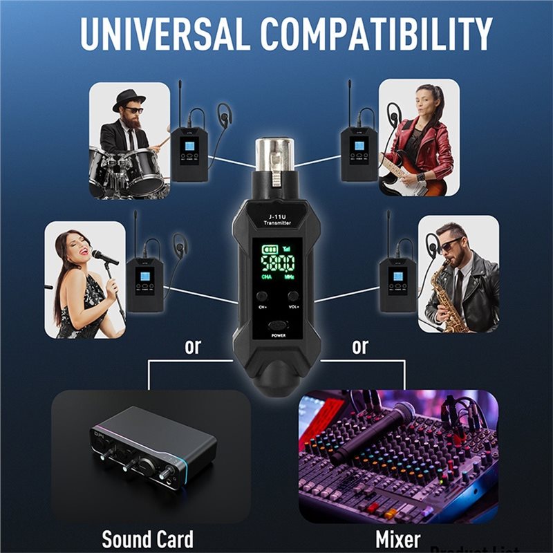 J-11U Wireless In-Ear Monitor  - In Ear Monitors For Singers 评论和价格