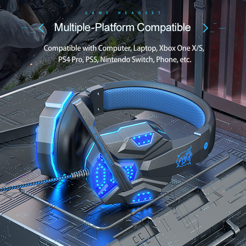 7.1 Surround Sound Gaming Head - Gaming Headset With Mic Rgb 评论和价格