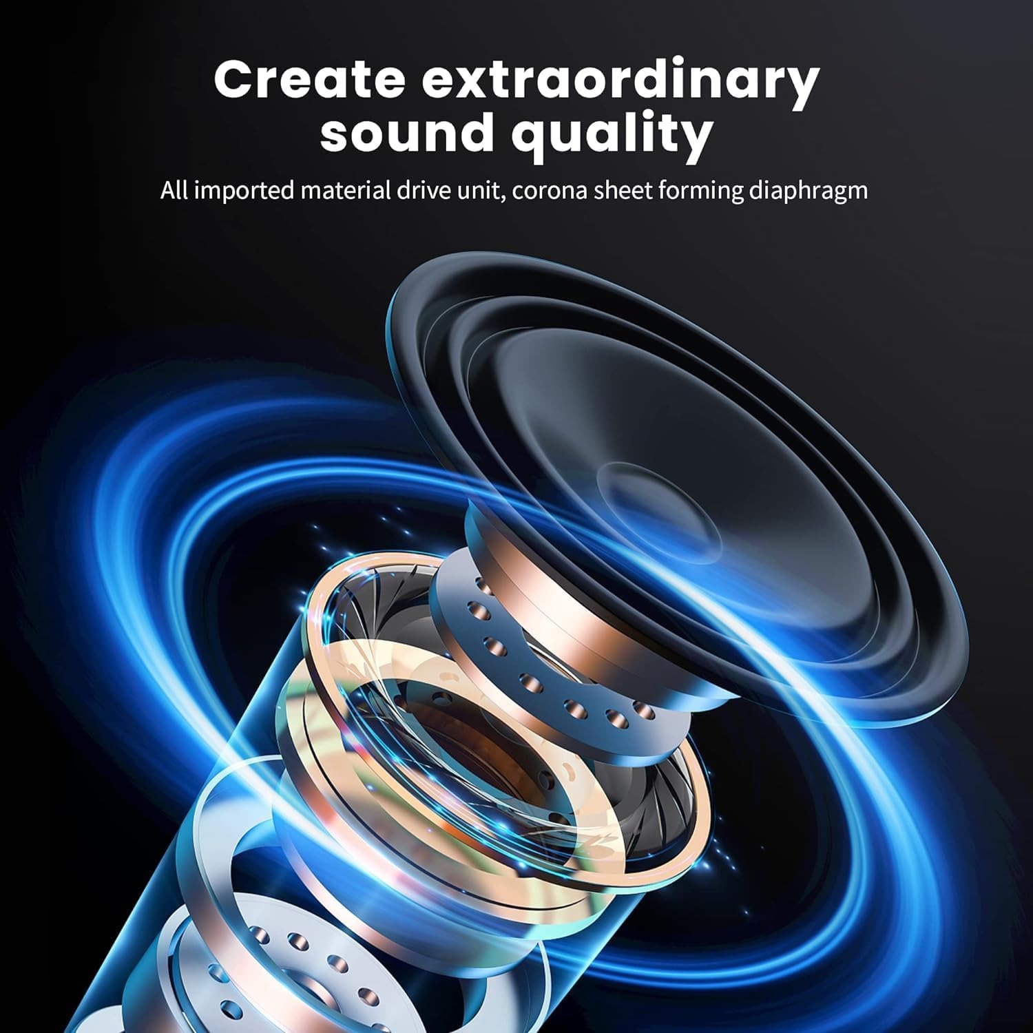 9D Surround Sound Wireless Blu - Anc Wireless Over Ear Headphones 评论和价格