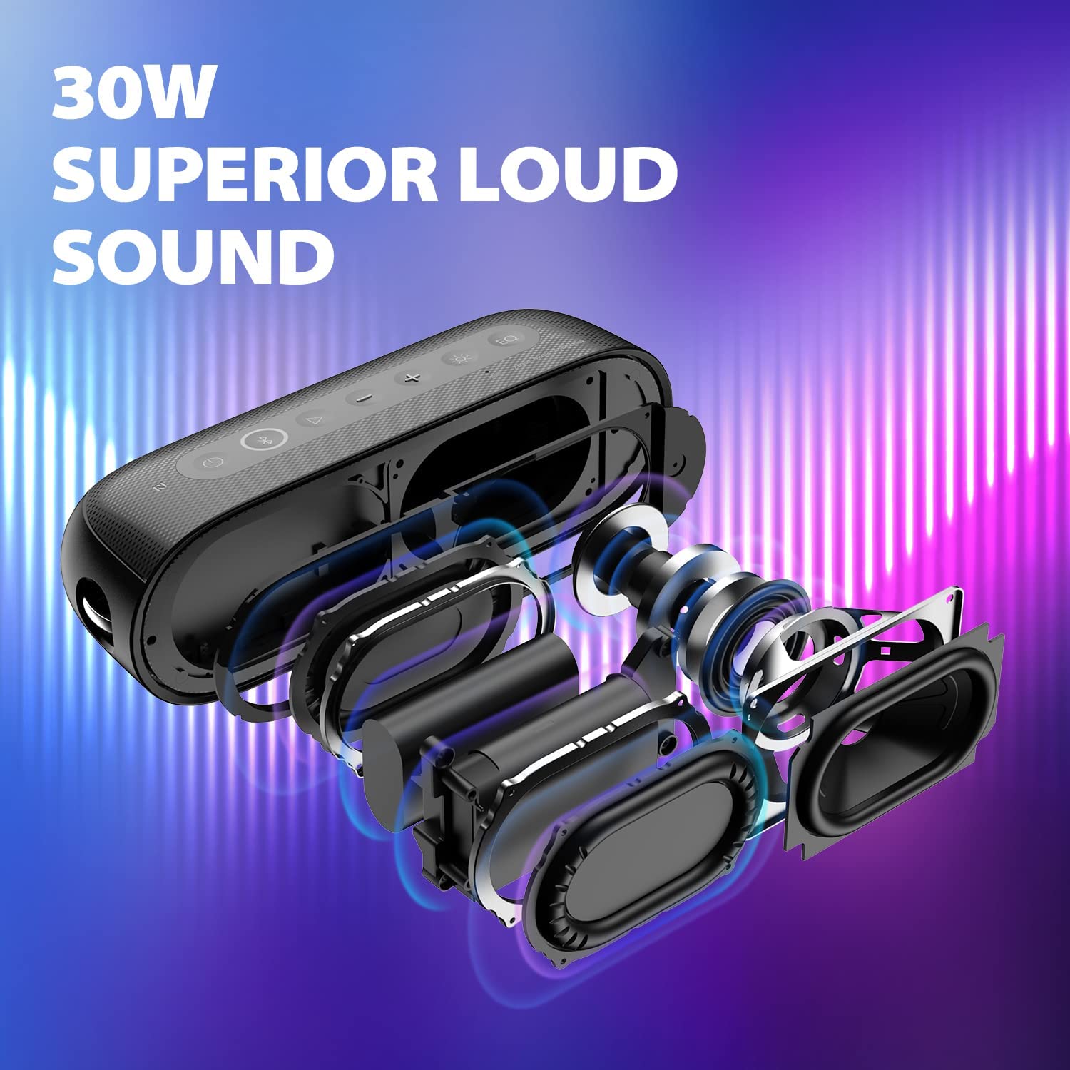 Tribit 30W Outdoor Portable Sp - Portable Bluetooth Speaker Waterproof Ipx7 评论和价格