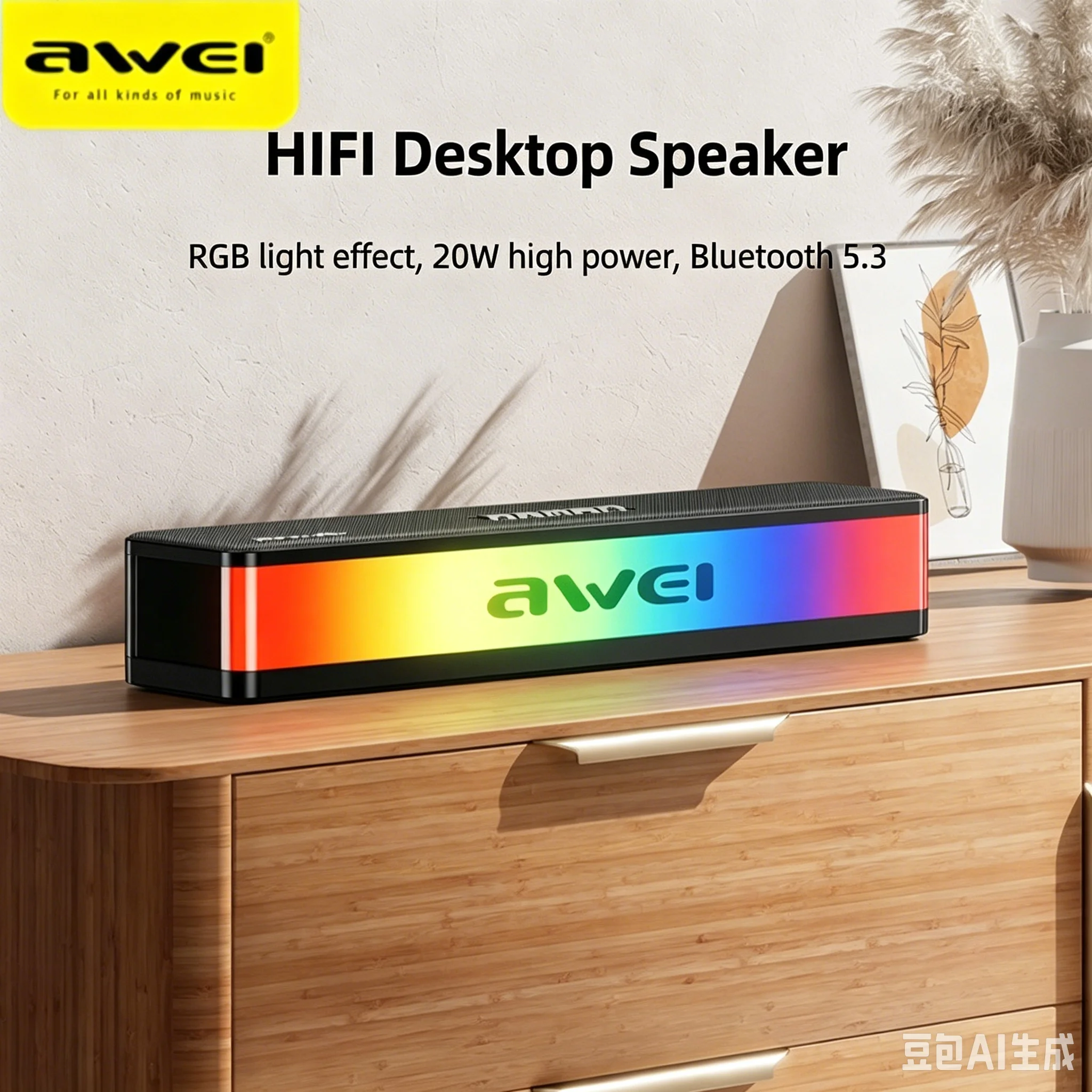 RGB Bluetooth Speakers Soundba - Rgb Computer Soundbar For Pc 评论和价格