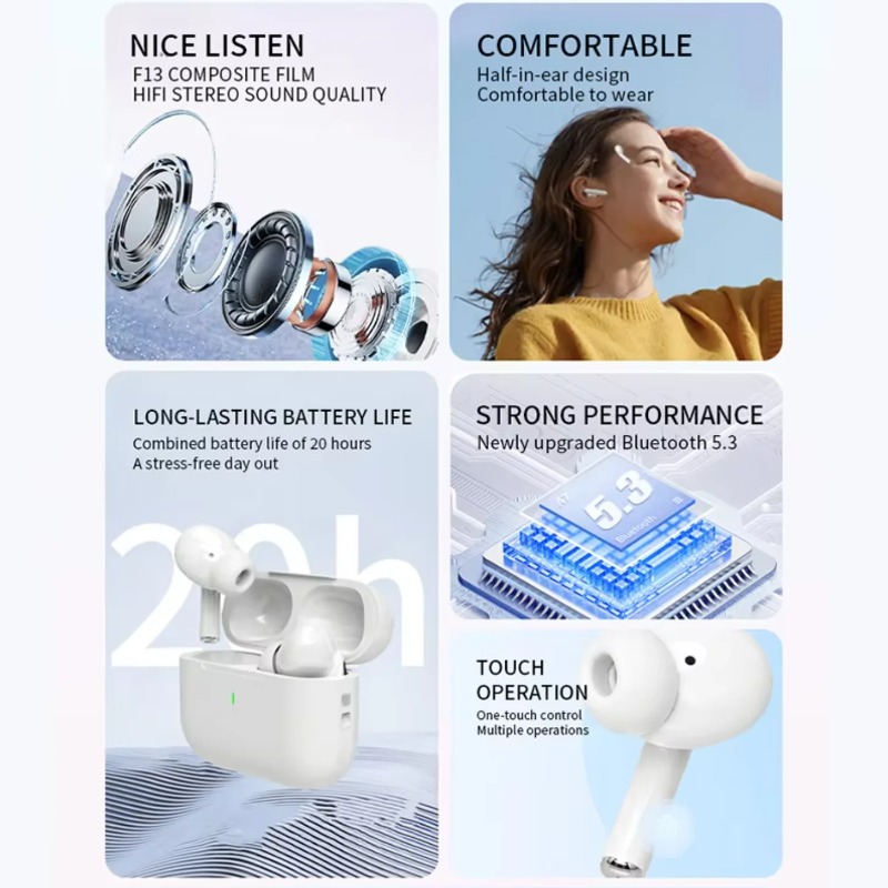 A5 TWS Bluetooth Earphones Hif - Tws Earbuds Bluetooth 5.3 评论和价格