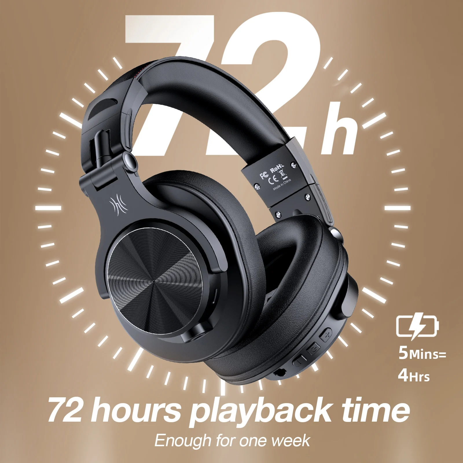 Oneodio Fusion A70 Bluetooth H - Anc Wireless Over Ear Headphones 评论和价格
