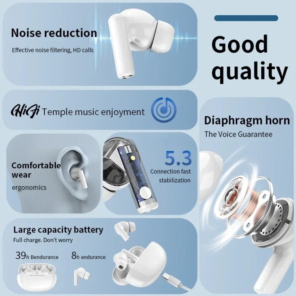 New wireless Bluetooth headset - Tws Earbuds Bluetooth 5.3 评论和价格
