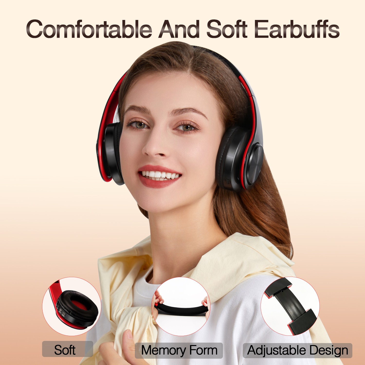 CATASSU Earphone Bluetooth Hea - Anc Wireless Over Ear Headphones 评论和价格