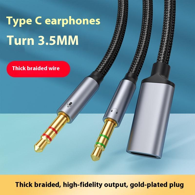 1Pcs Phone Tablet PC Accessori - Type C Wired Earphones With Mic 评论和价格