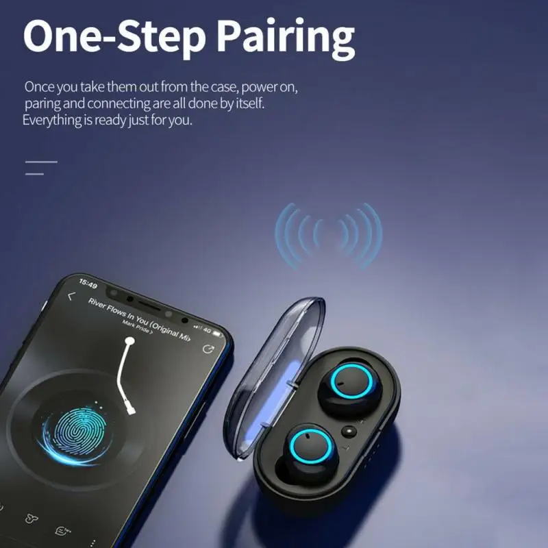 TWS Y50 Bluetooth Earphones Wi - Tws Earbuds Bluetooth 5.3 评论和价格