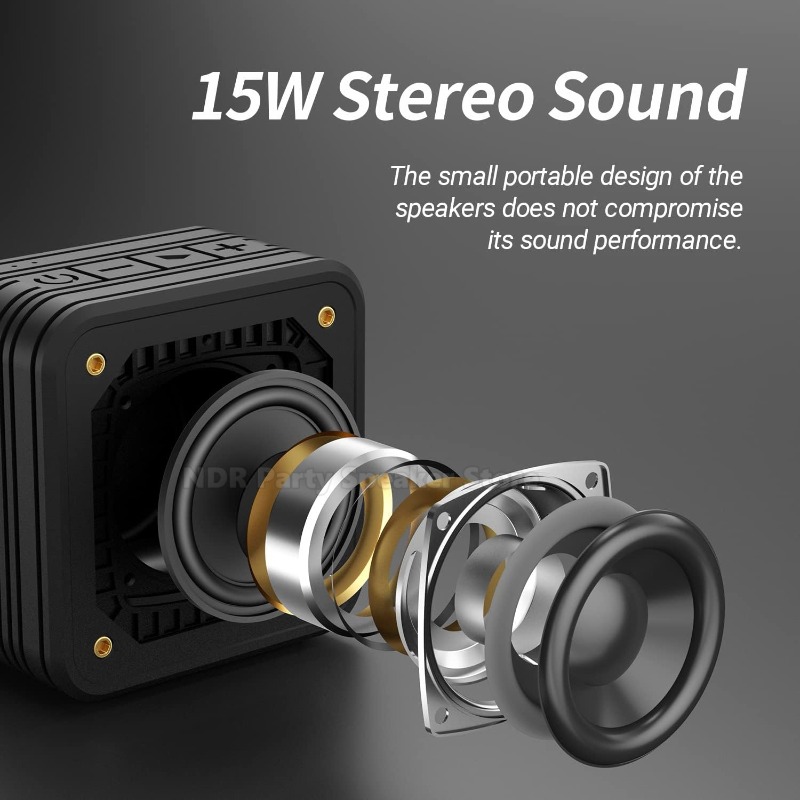 M10 15W Speaker BT 5.0 Portabl - Portable Bluetooth Speaker Waterproof Ipx7 评论和价格