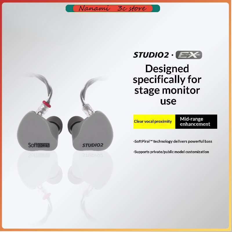 Softears Studio2 HiFi Wired He - In Ear Monitors For Singers 评论和价格